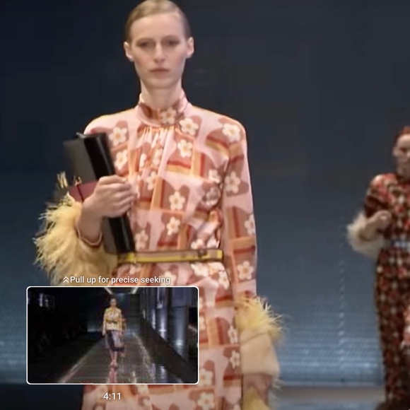 Prada/ Floral Long Sleeve Top/Shirt / Size Small - Picture 2 of 11